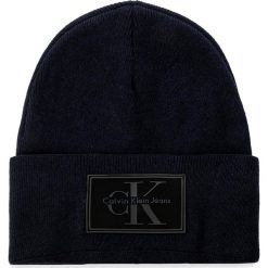 Czapka CALVIN KLEIN JEANS - J Re-Issue Beanie K50K503426 423. Niebieskie czapki męskie Calvin Klein Jeans, z jeansu. W wyprzedaży za 169.00 zł.
