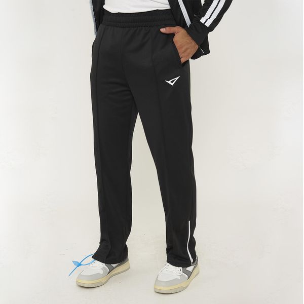 Spodnie sportowe STELLAR męskie czarne. Białe długie spodnie sportowe męskie Legea, bez wzorów, na fitness i siłownię. W wyprzedaży za 96.00 zł.