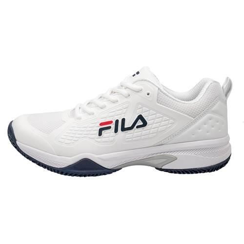 Buty treningowe męskie Fila Sabbia Lite 2. Białe buty treningowe męskie Fila, bez wzorów, z materiału, bez zapięcia, na fitness i siłownię. Za 569.00 zł.