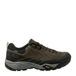 Buty trekkingowe męskie CMP MINTAKA. Brązowe buty zimowe męskie CMP, bez wzorów, sportowe, bez obcasa, bez zapięcia. W wyprzedaży za 399.99 zł.