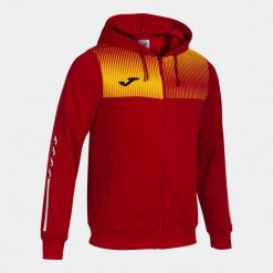 Bluza dresowa z kapturem Joma Eco Supernova. Czerwone bluzy z kapturem męskie Joma, bez wzorów, z dresówki, z kapturem. W wyprzedaży za 248.10 zł.