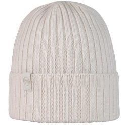 Czapka zimowa z wełny merino Norval. Brązowe czapki męskie Buff, na zimę, bez wzorów, z wełny, sportowe. Za 219.90 zł.