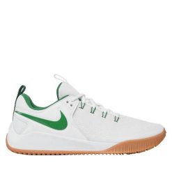 Buty Nike Air Zoom Hyperace 2 białe do siatkówki. Białe buty treningowe męskie Nike, bez wzorów, z materiału, bez zapięcia, do siatkówki. W wyprzedaży za 405.30 zł.