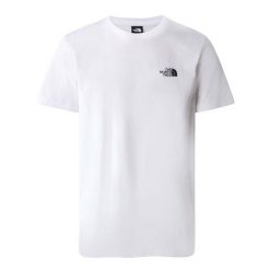 Koszulka sportowa męska The North Face Simple Dome. Białe t-shirty sportowe męskie The North Face, m, bez wzorów, sportowe, bez ramiączek. Za 189.00 zł.
