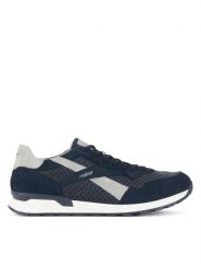 Rieker Revolution Lifestyle Półbuty U0302-15 Granatowy. Niebieskie codzienne półbuty męskie Rieker Revolution Lifestyle, bez wzorów, ze skóry, bez obcasa, bez zapięcia. Za 439.99 zł.
