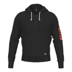 Bluza z kapturem i zamkiem błyskawicznym Errea Essential. Brązowe bluzy rozpinane męskie ERREA, bez wzorów, sportowe, bez ramiączek, z kapturem. W wyprzedaży za 165.50 zł.