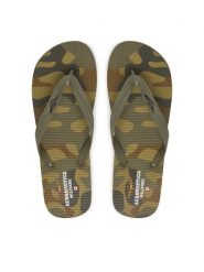 Aeronautica Militare Japonki 261SC0243UCT03112 Khaki. Brązowe klapki i japonki męskie Aeronautica Militare, bez wzorów, z syntetyku. Za 139.99 zł.