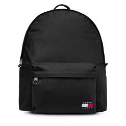 Plecak Tommy Jeans. Czarne plecaki męskie Tommy Jeans, bez wzorów, z jeansu. Za 279.99 zł.