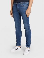 Petrol Industries Jeansy Seaham Classic 0005 Granatowy Slim Fit. Niebieskie jeansy męskie Petrol Industries, bez wzorów, z bawełny. Za 399.99 zł.