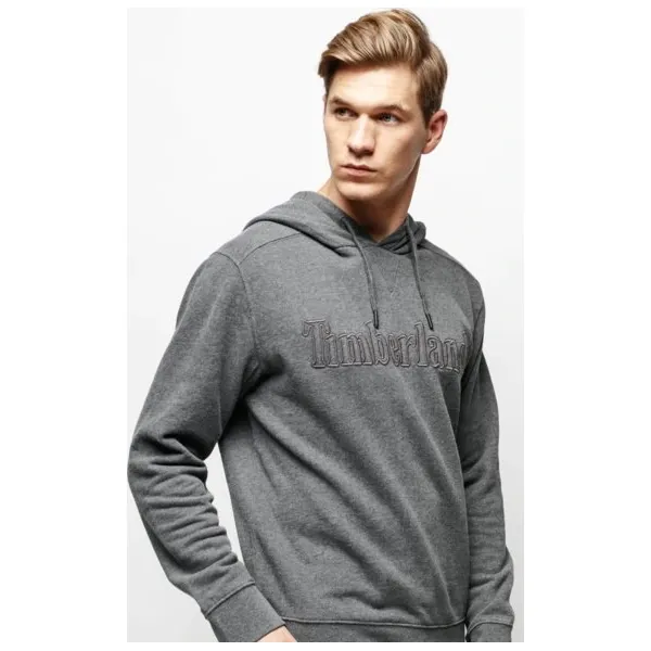 Timberland Bluza Taylor River Over Head Sweat , szary, rozmiar M. Szare bluzy nierozpinane męskie Timberland, m, bez wzorów, z bawełny, z kapturem. Za 429.99 zł.