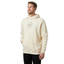 Bluza sportowa męska Helly Hansen Core Graphic. Białe bluzy nierozpinane męskie Helly Hansen, m, bez wzorów, z kapturem. W wyprzedaży za 314.75 zł.