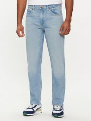 Lee Jeansy Oscar 112346328 Niebieski Relaxed Fit. Niebieskie jeansy męskie Lee, bez wzorów, z bawełny. Za 239.99 zł.