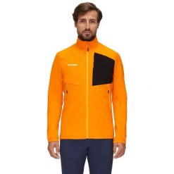 Kurtka trekkingowa męska Mammut Madris ML. Żółte kurtki męskie Mammut, m, bez wzorów, z elastanu, bez ramiączek, bez kaptura. Za 663.55 zł.