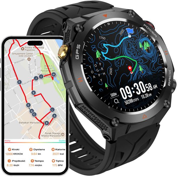 SMARTWATCH z GPS RNCF37 zegarek męski RBN. Zegarki męskie Rubicon. Za 259.90 zł.