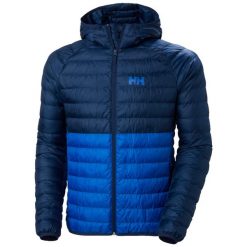 Ocieplana kurtka z kapturem Helly Hansen Banff. Niebieskie kurtki męskie Helly Hansen, m, bez wzorów, z puchu, bez ramiączek, z kapturem. Za 613.99 zł.