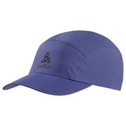 Czapka z daszkiem ODLO Performance Waterproof. Fioletowe czapki męskie Odlo, bez wzorów, sportowe. Za 153.79 zł.