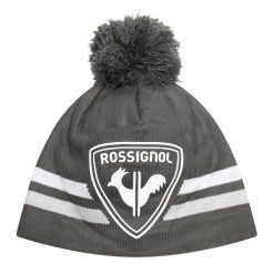 Czapka zimowa Rossignol Jr Rooster. Szare czapki męskie Rossignol, na zimę, bez wzorów, sportowe. Za 97.99 zł.