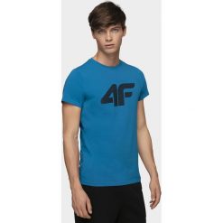T-Shirt męski TSM301 - kobalt. T-shirty męskie 4f. Za 49.99 zł.