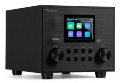 Radio Audizio Vieste DAB+ z subwooferem, czarne one size. Czarne radia Audizio. Za 287.00 zł.