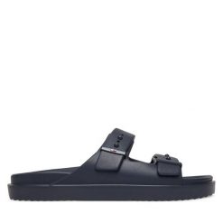 Klapki Tommy Hilfiger. Niebieskie klapki i japonki męskie Tommy Hilfiger, bez wzorów. Za 209.99 zł.