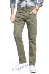SPODNIE MĘSKIE LEE DAREN ZIP FLY IVY GREEN L707PP06 112118331. Zielone spodnie na co dzień męskie Lee, bez wzorów, z materiału. Za 199.99 zł.