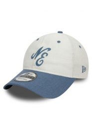 New Era Czapka z daszkiem Linen Script 920 Ne 60503547 Biały. Białe czapki męskie New Era, bez wzorów, z materiału. Za 119.99 zł.