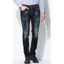 Granatowe Jeansy Super Bass. Szare jeansy męskie Born2be, z denimu. Za 79.99 zł.