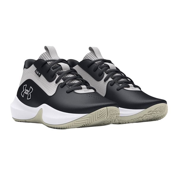 Buty do koszykówki Under Armour Lockdown 7. Białe buty sportowe na co dzień męskie Under Armour, m, bez wzorów, bez ramiączek, bez kaptura, do koszykówki. Za 289.99 zł.