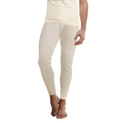 Kalesony męskie Woolona 100% Merino. Białe bielizna termoaktywna męska WOOLONA, l, bez wzorów, bez ramiączek. W wyprzedaży za 189.00 zł.