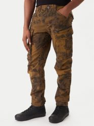 G-Star Raw Spodnie materiałowe Rovic Zip 3D D02190-E081 Zielony Tapered Fit. Zielone spodnie na co dzień męskie G-Star Raw, bez wzorów, z bawełny, retro. Za 579.99 zł.