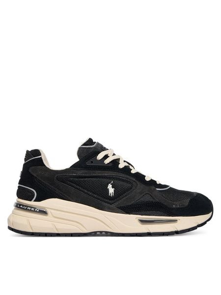 Polo Ralph Lauren Sneakersy Trackster 275 809974014001 Czarny. Czarne buty sportowe na co dzień męskie Polo Ralph Lauren, m, bez wzorów, ze skóry, bez ramiączek, bez kaptura. Za 629.99 zł.