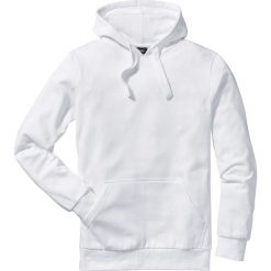 Bluza z kapturem Regular Fit bonprix biały. Bluzy nierozpinane męskie marki bonprix. Za 37.99 zł.