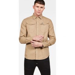 Koszula dżinsowa "Arc 3d" - Slim fit - w kolorze beżowym. Koszule męskie marki G-Star. W wyprzedaży za 257.95 zł.