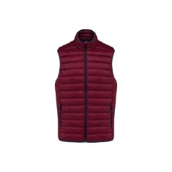 Lekka kurtka puchowa bez rękawów Kariban. Brązowe kurtki męskie KARIBAN, l, bez wzorów, z puchu, bez ramiączek, bez kaptura. Za 218.50 zł.