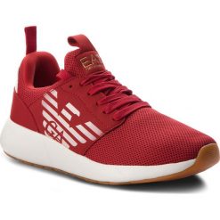Sneakersy EA7 EMPORIO ARMANI - X8X023 XCC05 00029 Red. Czerwone buty sportowe na co dzień męskie EA7 Emporio Armani, m, bez wzorów, z materiału, bez ramiączek, bez kaptura. W wyprzedaży za 409.00 zł.