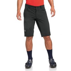 Spodenki rowerowe męskie Schöffel Danube. Czarne szorty sportowe męskie Schöffel, bez wzorów. Za 449.99 zł.