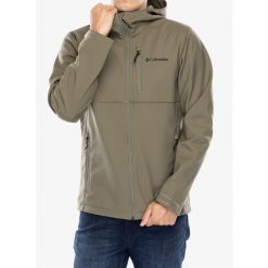 Kurtka softshell męska Columbia Ascender II Hooded Softshell Jacket. Zielone kurtki softshell męskie Columbia, m, bez wzorów, z softshellu, bez kaptura, trekkingowe. Za 366.99 zł.