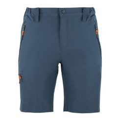 Spodenki turystyczne Peak Mountain Cessor. Niebieskie szorty sportowe męskie Peak Mountain, bez wzorów, sportowe. W wyprzedaży za 223.50 zł.