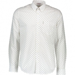 Koszula "LS Classic Polka" - Regular fit - w kolorze białym. Białe koszule męskie Ben Sherman, w kropki, z bawełny, button down. W wyprzedaży za 152.95 zł.
