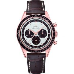 ZEGAREK OMEGA MOONWATCH NUMBERED EDITION 311.63.40.30.02.001. Szare zegarki męskie Omega, ze skóry. Za 61,800.00 zł.
