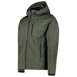 Kurtka męska turystyczna CMP M. Zielone kurtki softshell męskie CMP, l, bez wzorów, z softshellu, z kapturem, trekkingowe. W wyprzedaży za 300.99 zł.