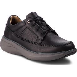 Półbuty CLARKS - Un Rise Lace 261369817 Black Leather. Codzienne półbuty męskie Clarks. W wyprzedaży za 329.00 zł.