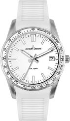 Zegarek Jacques Lemans Zegarek męski Jacques Lemans 1-2060B biały. Białe zegarki męskie jacques lemans. Za 476.00 zł.