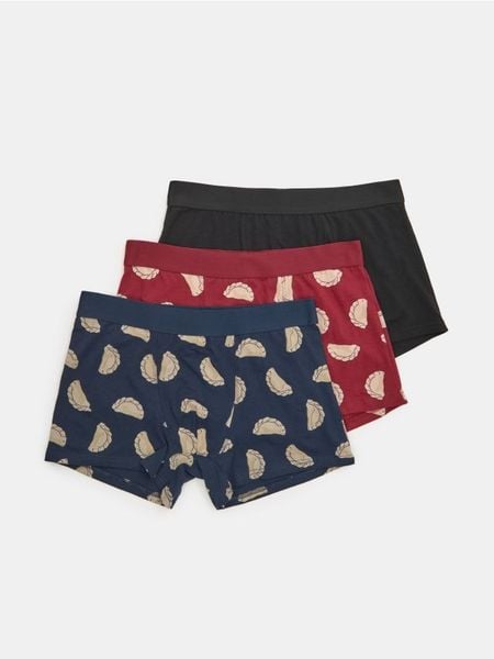 Bokserki classic 3 pack - wielobarwny. Bokserki męskie Sinsay, l, bez wzorów. Za 35.99 zł.