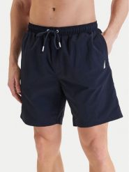 Nautica Szorty kąpielowe Salvardo NCC04502 Granatowy Regular Fit. Niebieskie kąpielówki męskie Nautica, l, bez wzorów, z syntetyku. Za 129.99 zł.