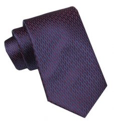 Krawat Męski, Klasyczny - ALTIES - Głębokie Bordo, Wzór. Czerwone krawaty i muchy męskie Alties, bez wzorów, z tkaniny, eleganckie. Za 49.00 zł.