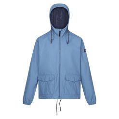 Kurtka wodoodporna Regatta Bayano. Niebieskie kurtki męskie Regatta, s, bez wzorów, bez ramiączek, bez kaptura. W wyprzedaży za 296.00 zł.