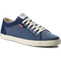 Tenisówki LEVI'S - 225826-891-19 Royal Blue. Niebieskie trampki męskie Levi's, z gumy, eleganckie. W wyprzedaży za 179.00 zł.
