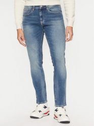 Tommy Jeans Jeansy Scanton DM0DM20535 Niebieski Slim Fit. Niebieskie jeansy męskie Tommy Jeans, bez wzorów, z bawełny. Za 259.99 zł.