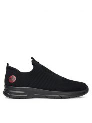 Rieker Sneakersy B7365-00 Czarny. Czarne buty sportowe na co dzień męskie Rieker, m, bez wzorów, z materiału, bez ramiączek, bez kaptura. Za 319.99 zł.